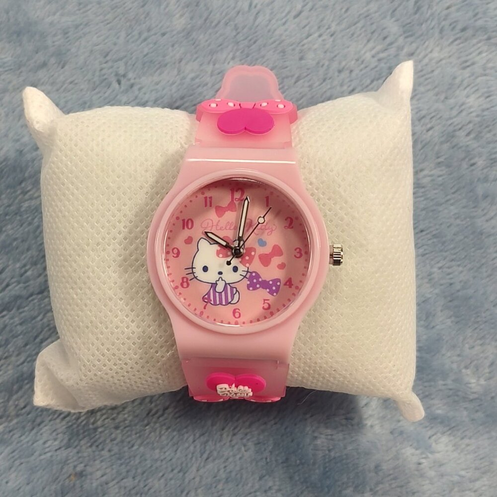 Hello Kitty Children Watches with box, pink. - Picture 2 of 5